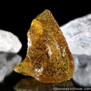 Lemurian Amber Sea Foam Andara Crystal