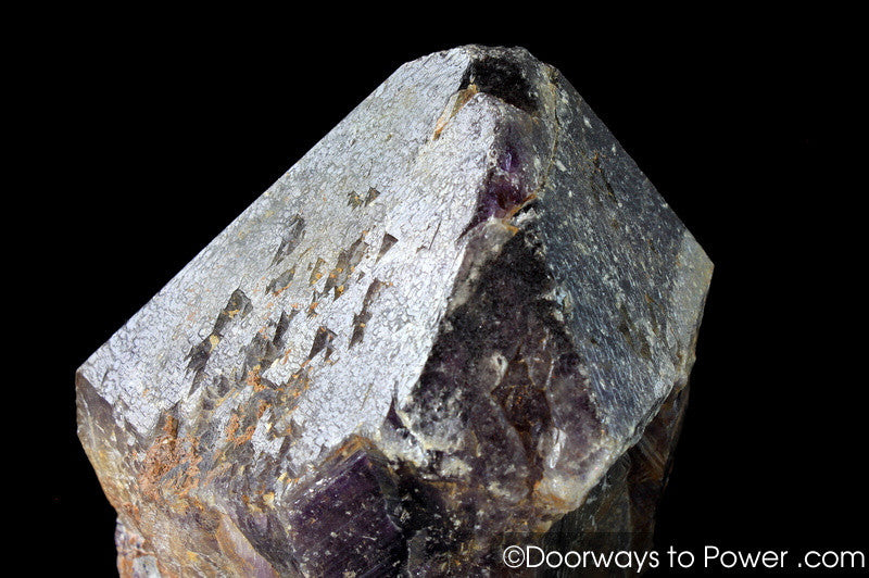 Auralite 23 Altar Stone Record Keeper Crystal w/ Red Tip