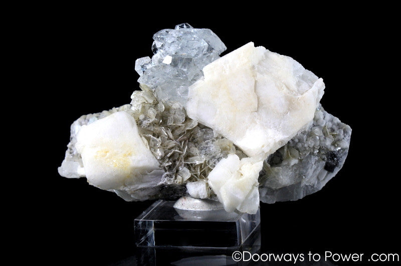 Goshenite on Muscovite Specimen A+++ Collector Quality