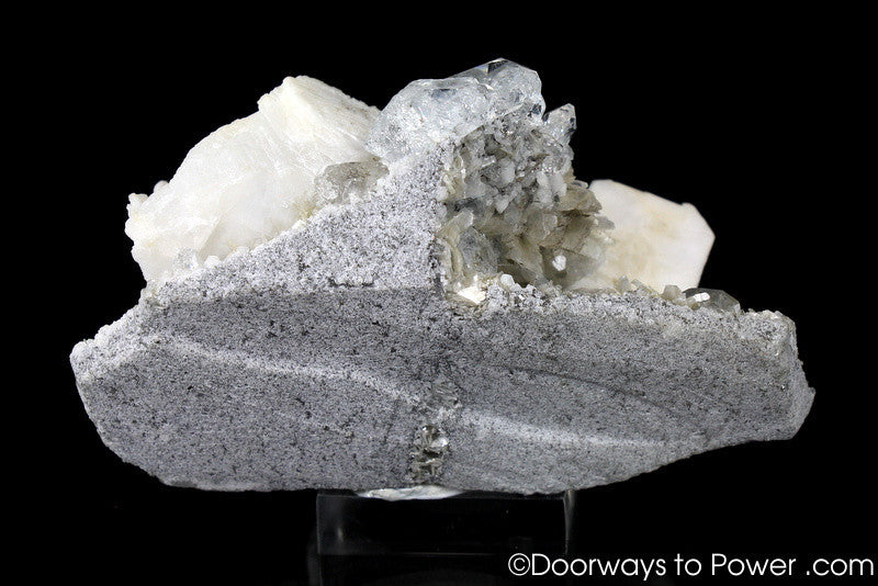 Goshenite on Muscovite Specimen A+++ Collector Quality