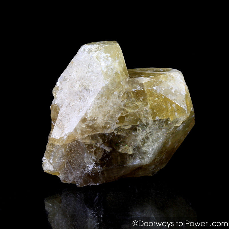 Barite Heart Crystal Specimen w/ Rainbows