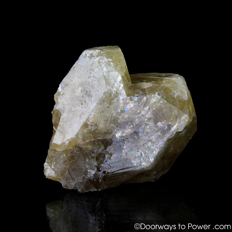 Barite Heart Crystal Specimen w/ Rainbows