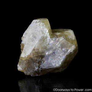 Barite Heart Crystal Specimen w/ Rainbows