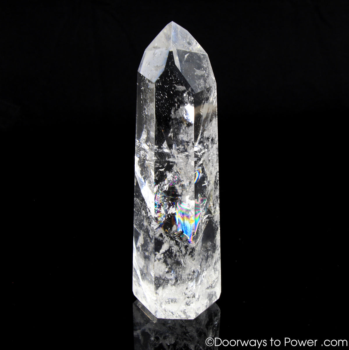 John of God Devic Temple Casa Crystal Point w/ Rainbows