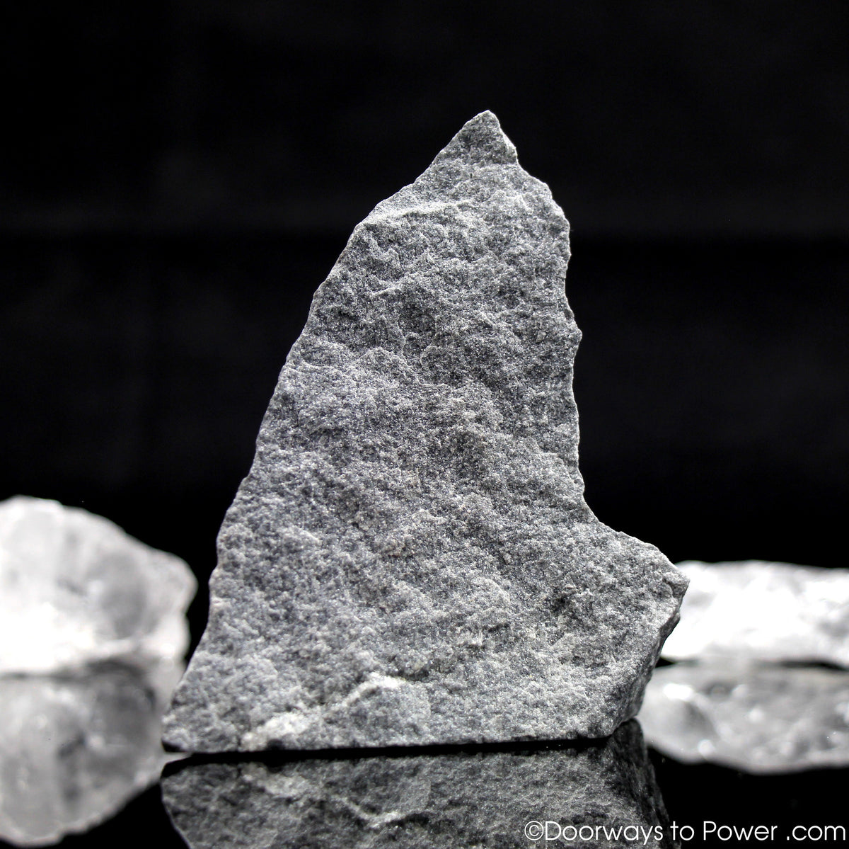 Black Azeztulite Crystal Altar Stone Azozeo Activated