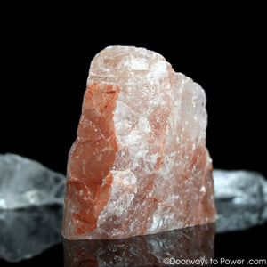 Pink Fire Azeztulite Crystal  Altar Stone 2.9" Azozeo Activated