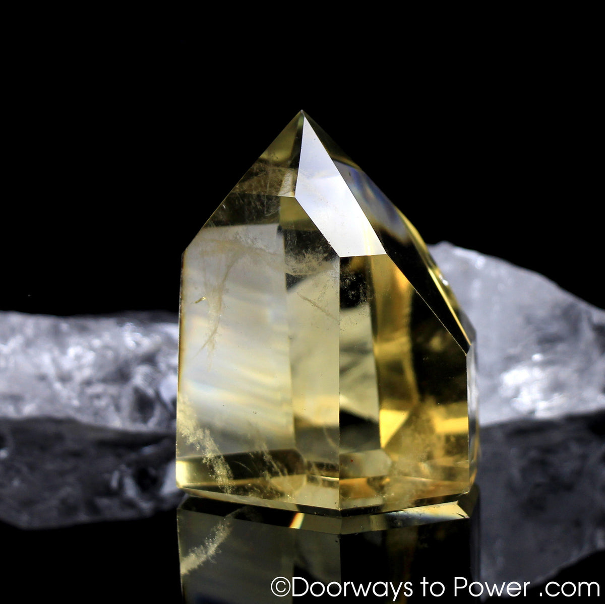 John of God Blessed Citrine Abundance Casa Crystal Point