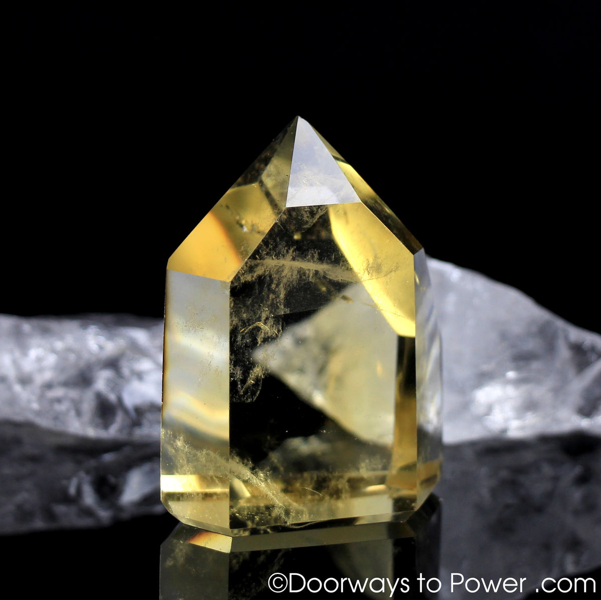 John of God Blessed Citrine Abundance Casa Crystal Point