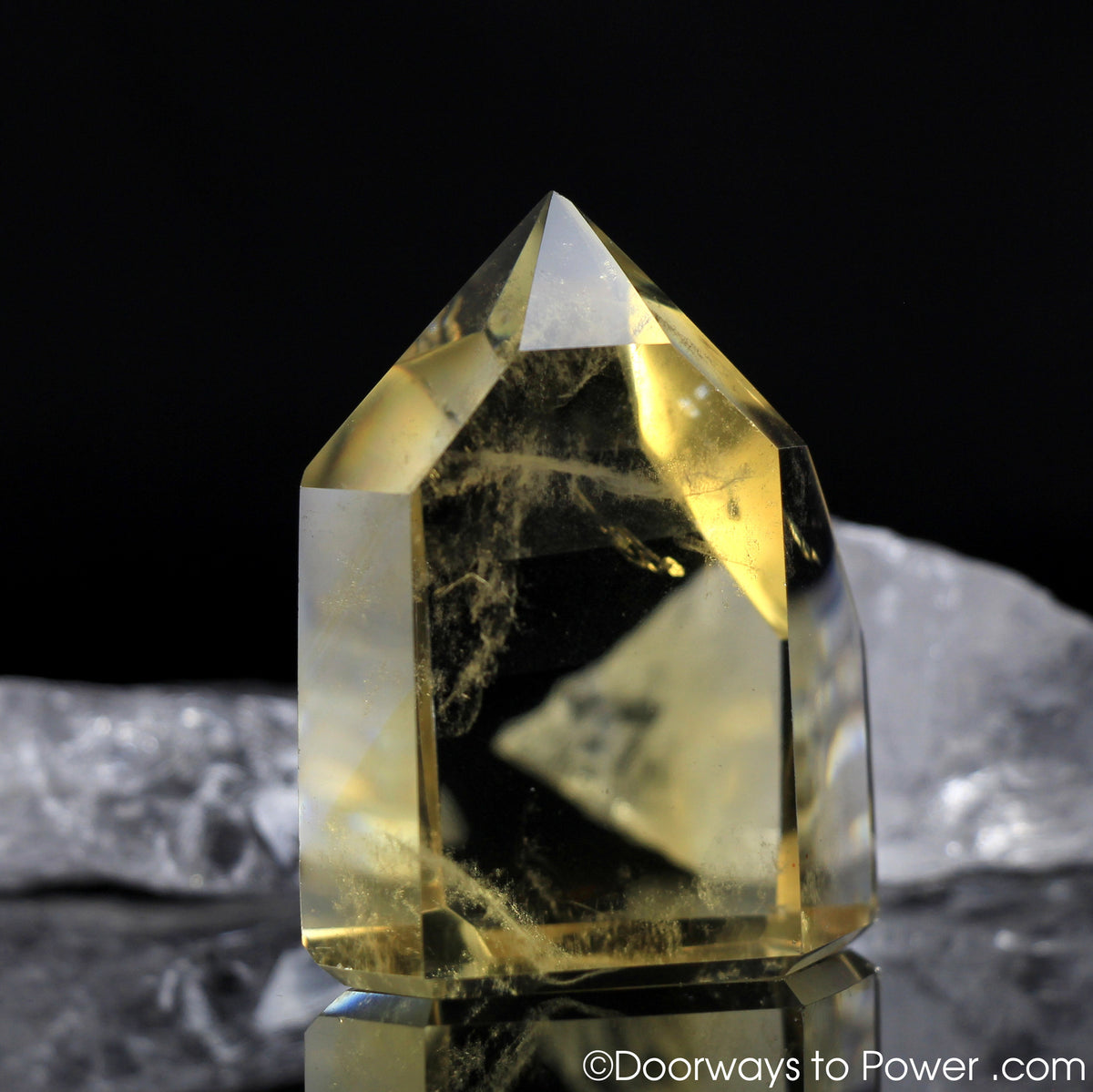 John of God Blessed Citrine Abundance Casa Crystal Point