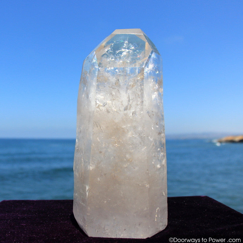 Rare 9.5" Lemurian Seed Tantric Twin Flame 'SACRED UNION' Pleiadian Starbrary Dow Crystal