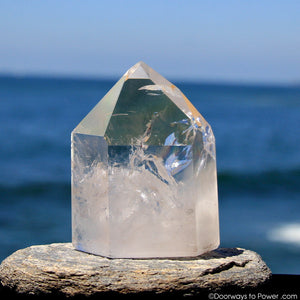 John of God Master Dow Casa Crystal Point w/ Rainbows  'Museum Quality'