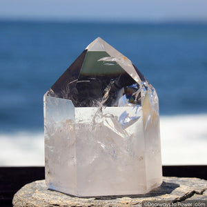 John of God Master Dow Casa Crystal Point w/ Rainbows  'Museum Quality'