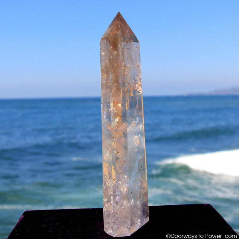 John of God Golden Citrine Smokey Quartz Combo Energy Crystal Tower Reserved for kiehoon