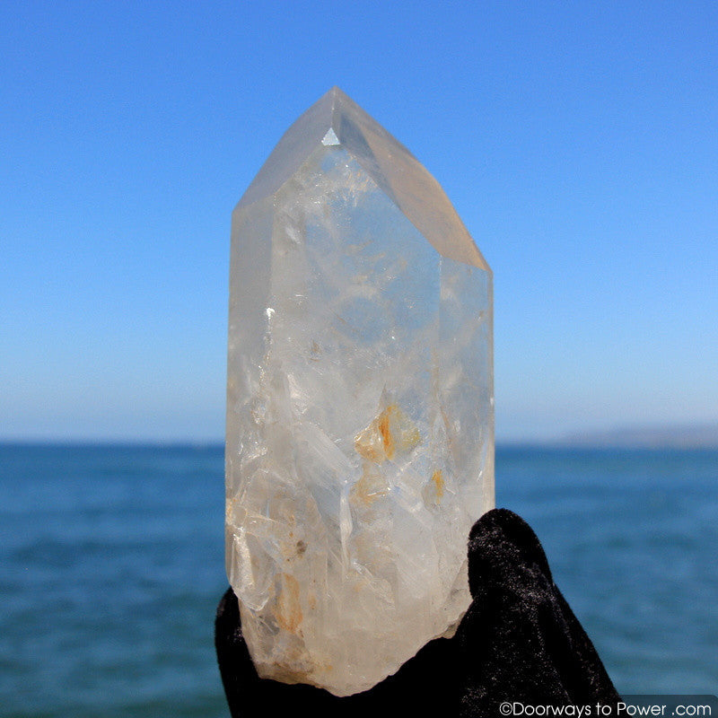 reserved for MT - XL 10.25" Lemurian Seed Quartz Pleiadian Starbrary Record Keeper Phantom Crystal Point