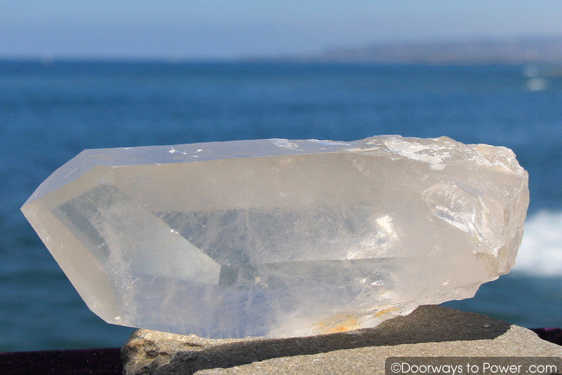 reserved for MT - XL 10.25" Lemurian Seed Quartz Pleiadian Starbrary Record Keeper Phantom Crystal Point