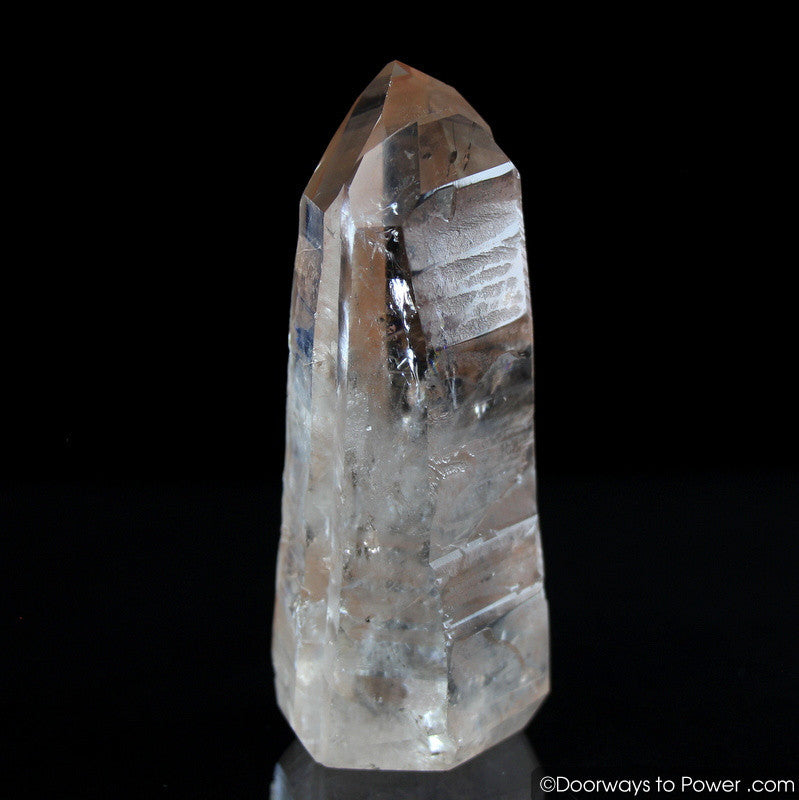 Pink Lemurian Seed Quartz Tantic Twin Record Keeper Crystal Point