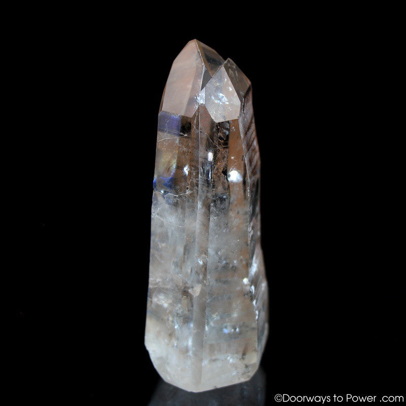 Pink Lemurian Seed Quartz Tantic Twin Record Keeper Crystal Point