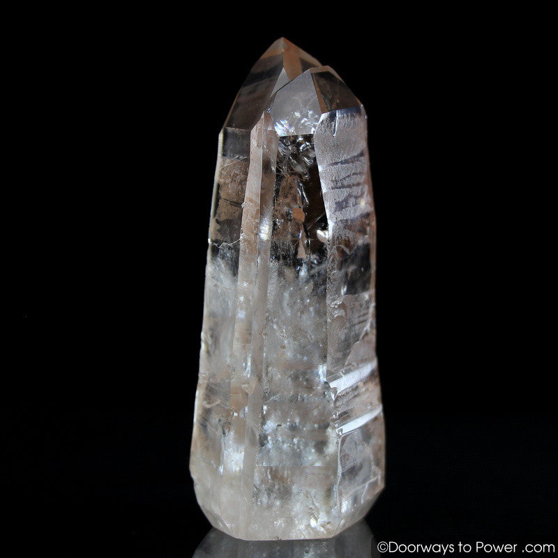 Pink Lemurian Seed Quartz Tantic Twin Record Keeper Crystal Point