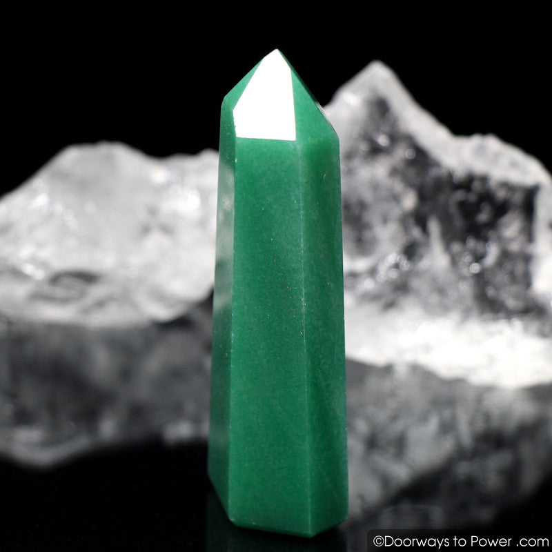John of God Green Aventurine Crystal Point