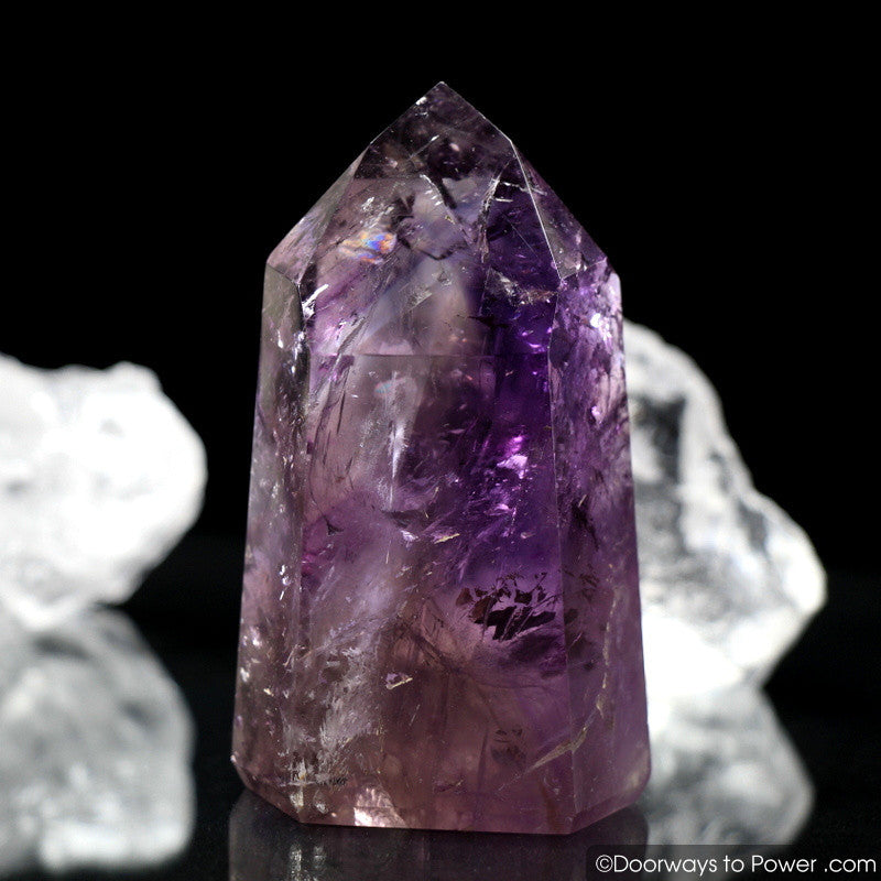 John of God Amethyst Temple Heart Dow Casa Crystal Point 'Collectors Quality'