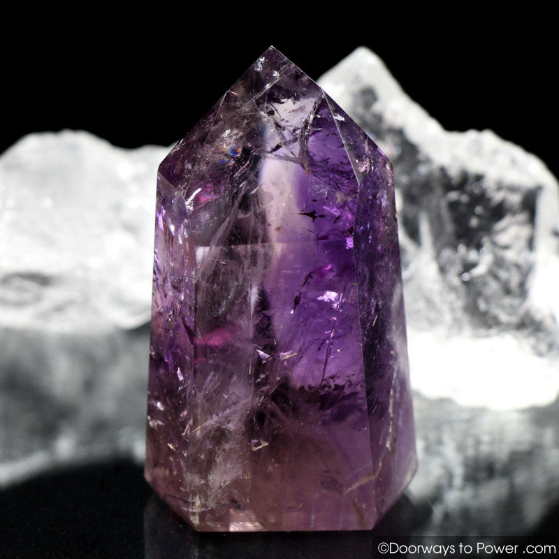 John of God Amethyst Temple Heart Dow Casa Crystal Point 'Collectors Quality'