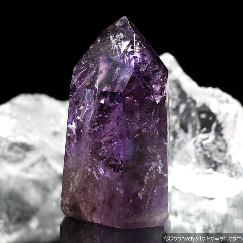 John of God Amethyst Temple Heart Dow Casa Crystal Point 'Collectors Quality'