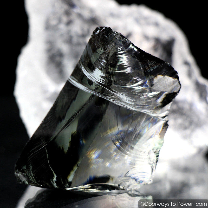 Iridium Black Monatomic Andara Crystal 'Mastery of the Mysteries'