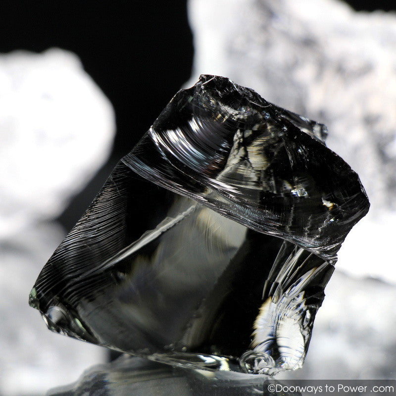 Iridium Black Monatomic Andara Crystal 'Mastery of the Mysteries'