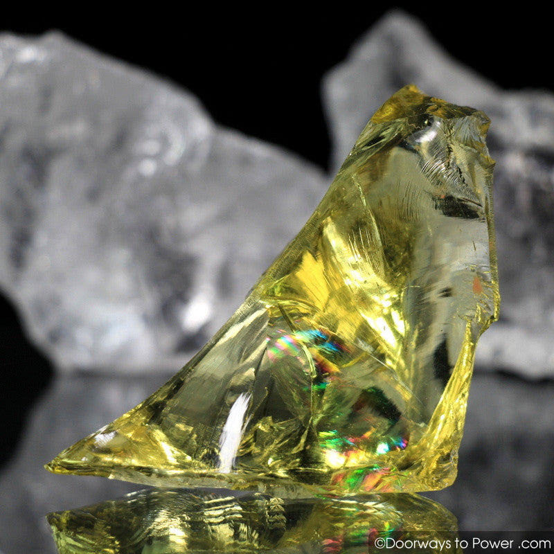 Amazing Dynamic Helidor Monatomic Andara Crystal w/ Rainbows