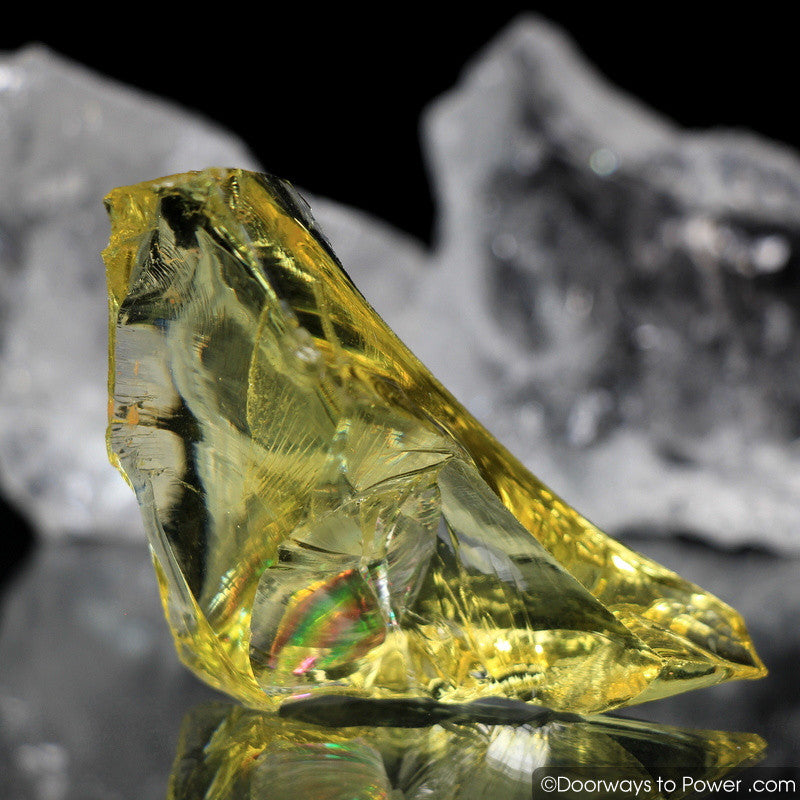 Amazing Dynamic Helidor Monatomic Andara Crystal w/ Rainbows