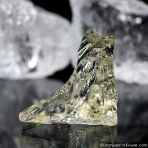 Celestial Gold Monatomic Andara Crystal w/ Rainbows 'Otherworldly'