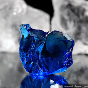 Electric Blue Atlantean Andara Crystal
