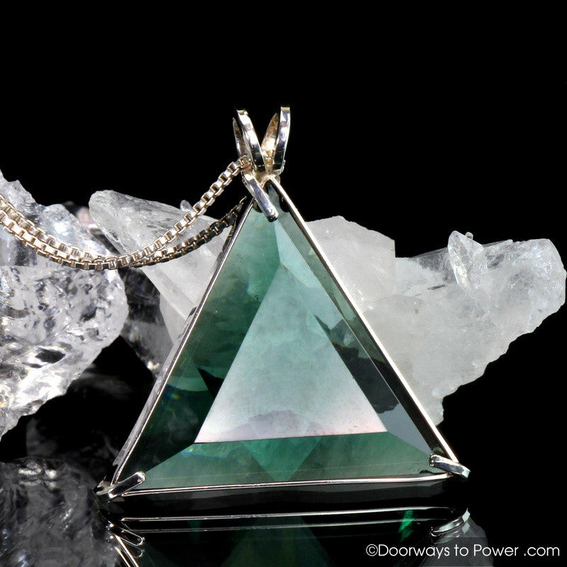 Siberian Green Star of David Protection & Prosperity Pendant