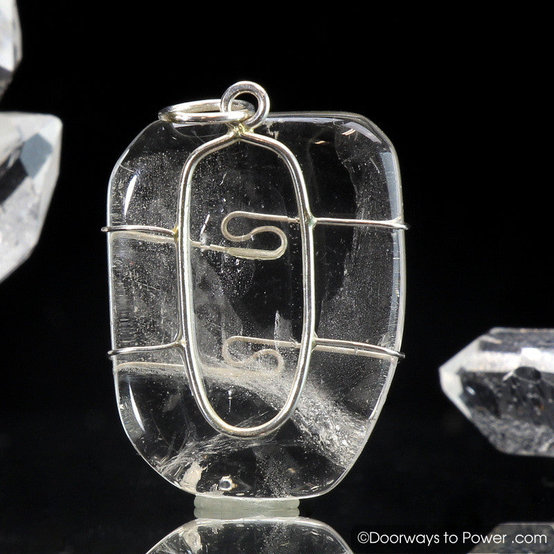 Satyaloka Azeztulite Azozeo Activated Pendant .925 SS