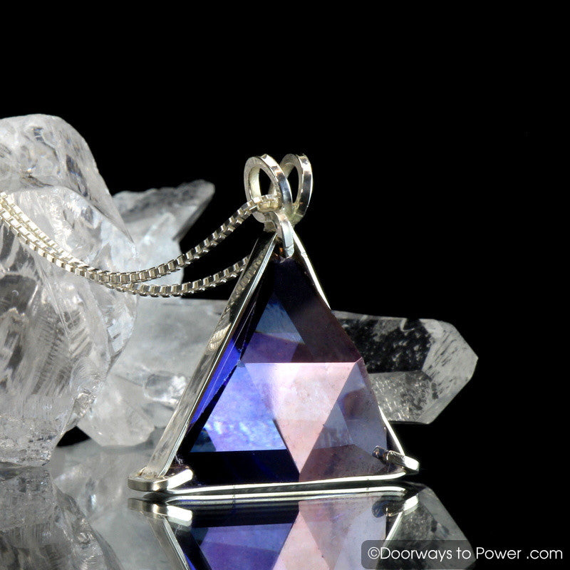 Tanzine Aura Quartz Star of David Vogel Crystal Pendant