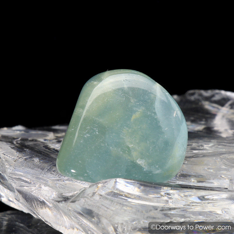 Lemurian Aquatine Calcite Tumbled & Polished Crystal
