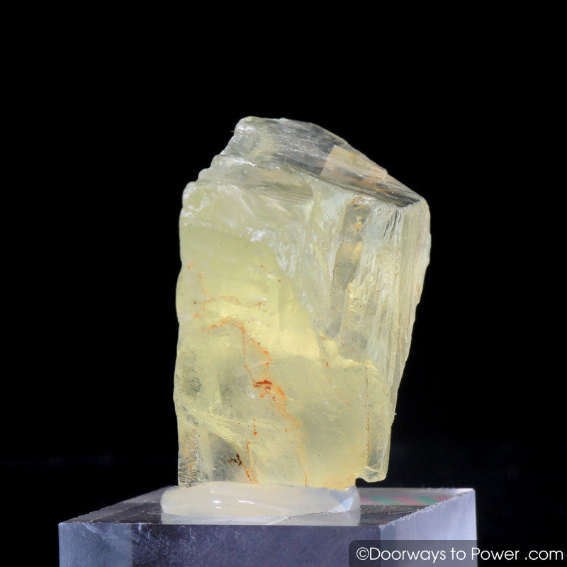 Yellow SANIDINE Specimen Abundance Crystal w/ Rainbows  RARE