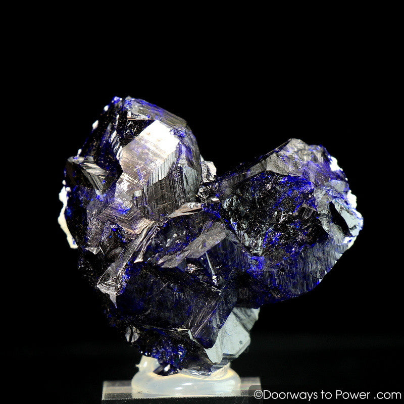 Royal Blue Azurite Heart Mineral Specimen Rosette Congo A +++ Museum Quality