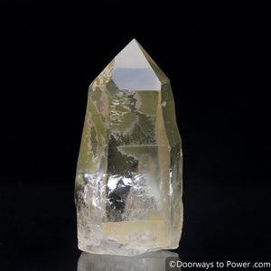 Golden Healer Lemurian Master Record Keeper Crystal w/ Time Link