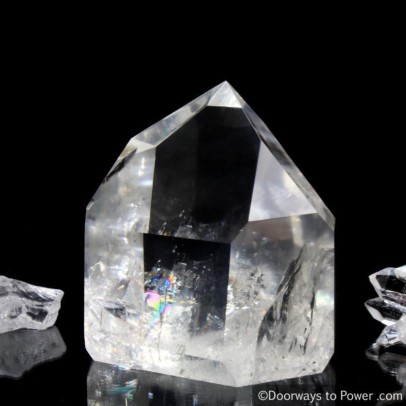 John of God Casa Crystal Point w/ Striking Rainbows 'Gallery Quality'