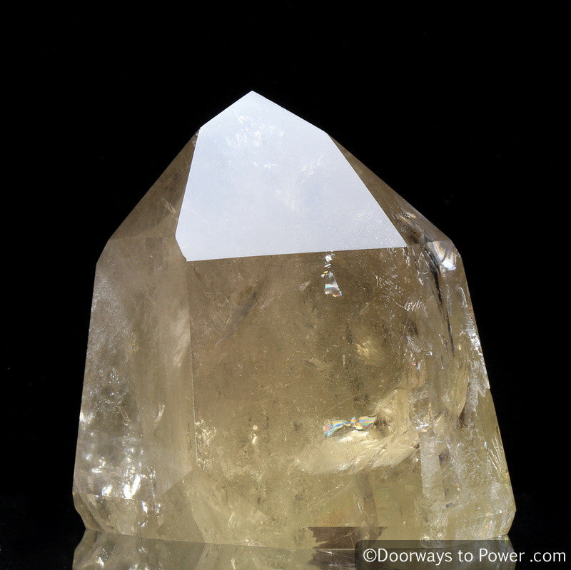 John of God Citrine Devic Temple Casa Crystal Point 'Abundance '