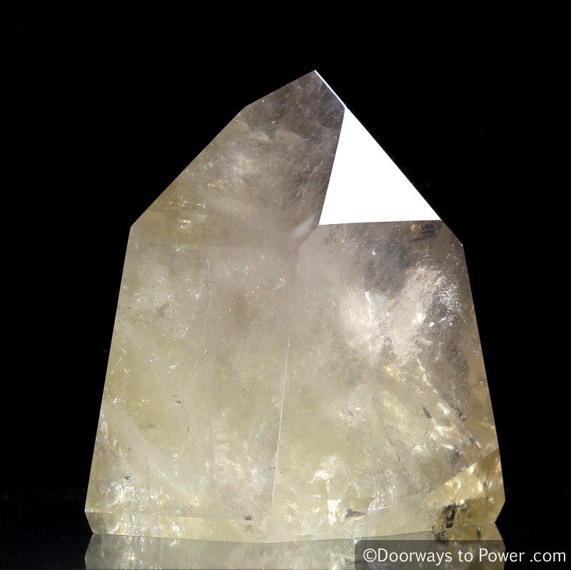 John of God Citrine Devic Temple Casa Crystal Point 'Abundance '