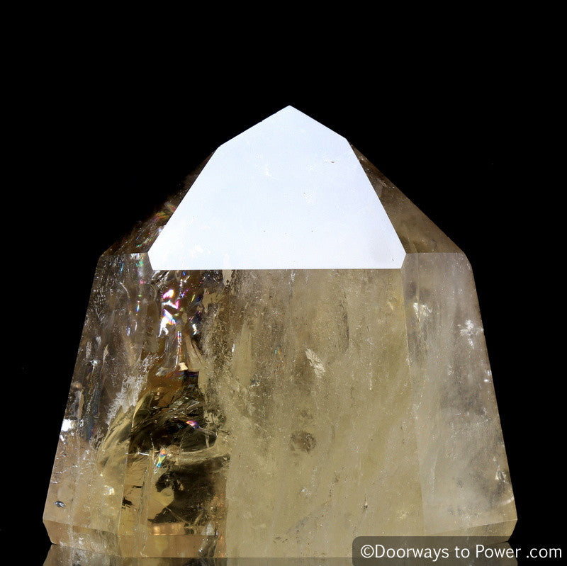 John of God Citrine Devic Temple Casa Crystal Point 'Abundance '