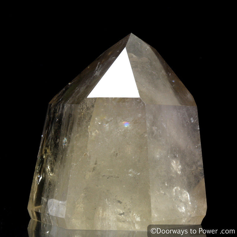 John of God Citrine Devic Temple Casa Crystal Point 'Abundance '