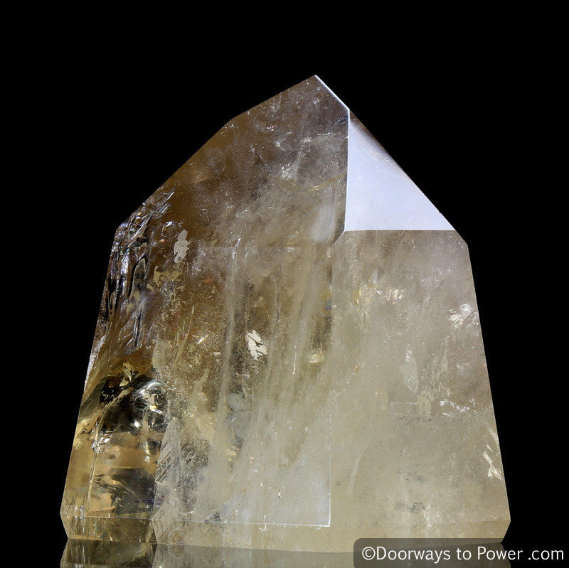 John of God Citrine Devic Temple Casa Crystal Point 'Abundance '