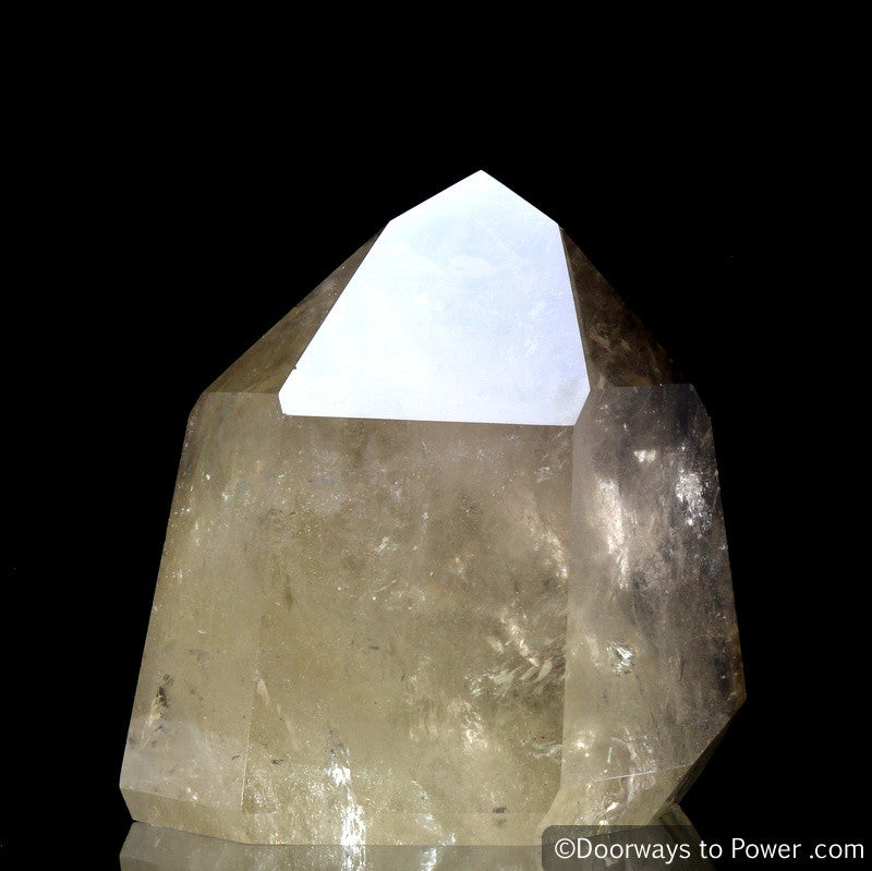 John of God Citrine Devic Temple Casa Crystal Point 'Abundance '
