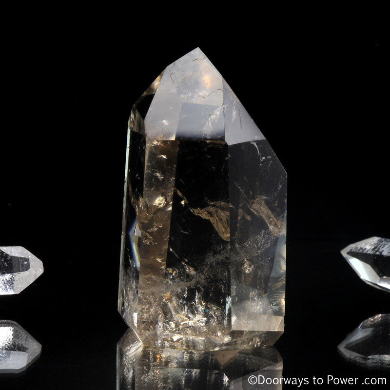 John of God Citrine Casa Crystal Point w/ Rainbows