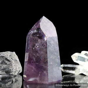 John of God Amethyst Temple Heart Dow Casa Crystal Point 'Violet Flame'