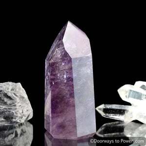 John of God Amethyst Temple Heart Dow Casa Crystal Point 'Violet Flame'