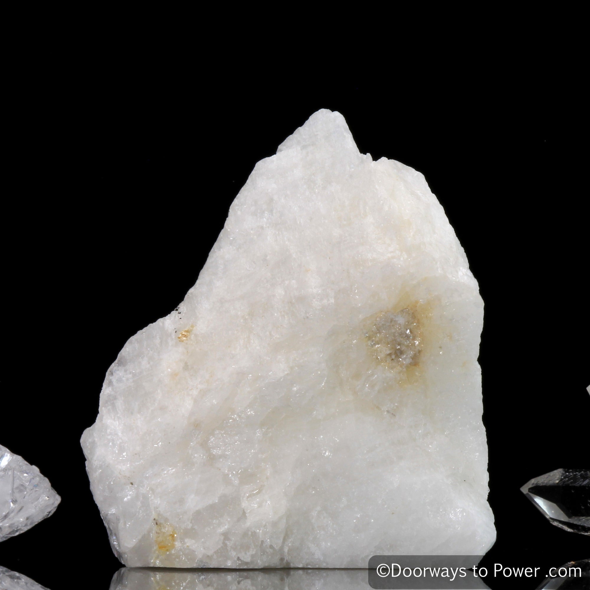 Original White Azeztulite Altar Stone 'Higher Realms' 2.9"